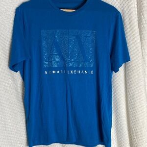 Armani Exchange Vibrant Blue Tee